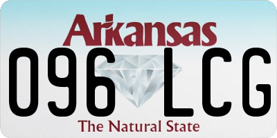 AR license plate 096LCG