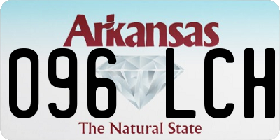 AR license plate 096LCH