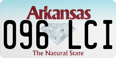 AR license plate 096LCI