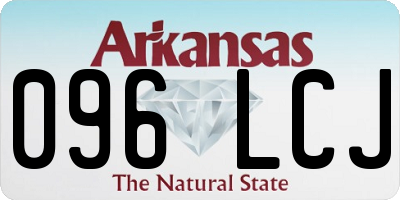 AR license plate 096LCJ