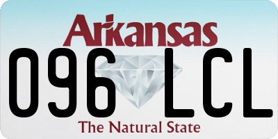 AR license plate 096LCL