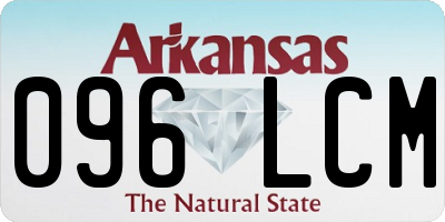 AR license plate 096LCM