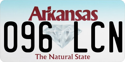 AR license plate 096LCN