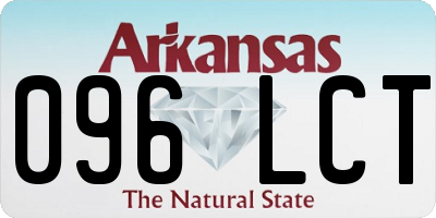 AR license plate 096LCT