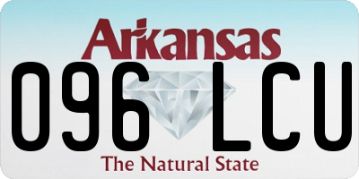 AR license plate 096LCU