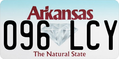 AR license plate 096LCY