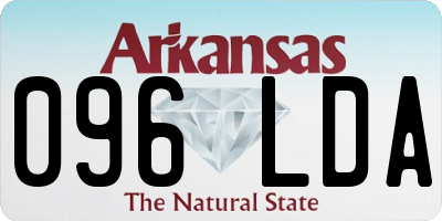 AR license plate 096LDA