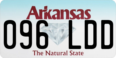 AR license plate 096LDD