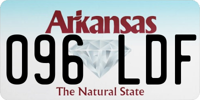 AR license plate 096LDF
