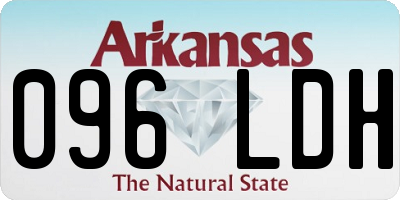 AR license plate 096LDH