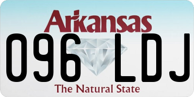 AR license plate 096LDJ