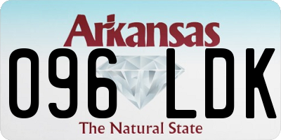 AR license plate 096LDK