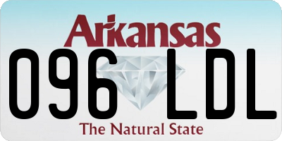 AR license plate 096LDL