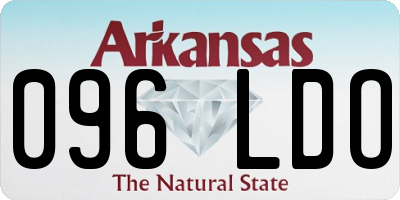 AR license plate 096LDO