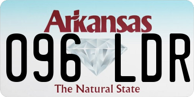 AR license plate 096LDR