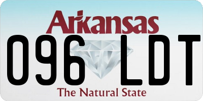 AR license plate 096LDT
