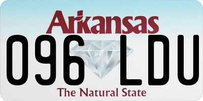 AR license plate 096LDU