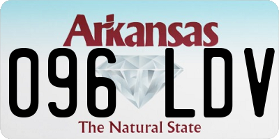 AR license plate 096LDV