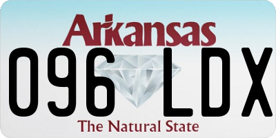 AR license plate 096LDX