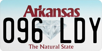 AR license plate 096LDY