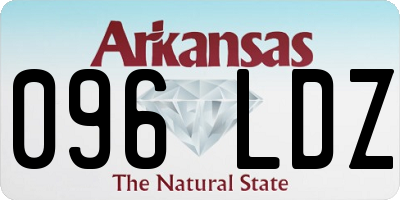 AR license plate 096LDZ