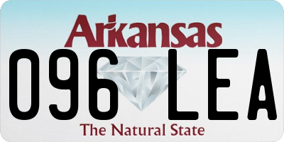AR license plate 096LEA
