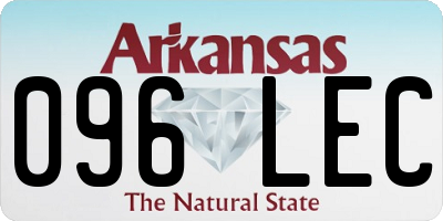 AR license plate 096LEC