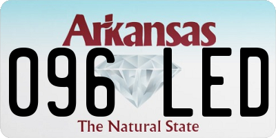 AR license plate 096LED