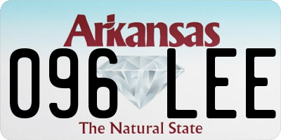 AR license plate 096LEE