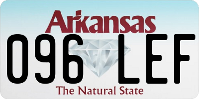 AR license plate 096LEF