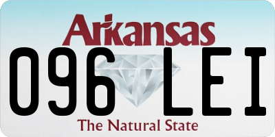 AR license plate 096LEI
