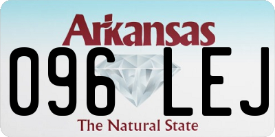 AR license plate 096LEJ