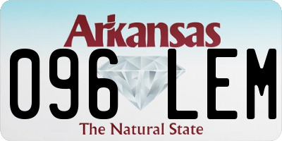 AR license plate 096LEM