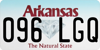 AR license plate 096LGQ