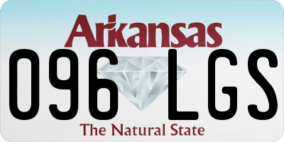 AR license plate 096LGS