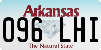 AR license plate 096LHI