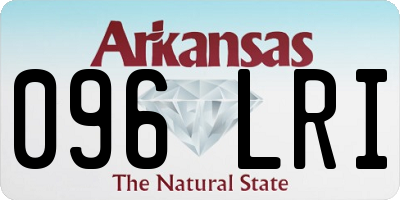 AR license plate 096LRI