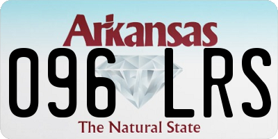 AR license plate 096LRS