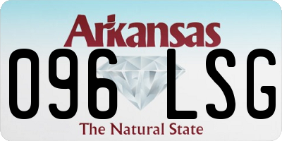 AR license plate 096LSG