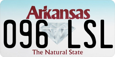 AR license plate 096LSL