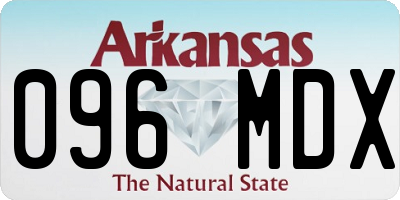 AR license plate 096MDX