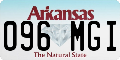 AR license plate 096MGI