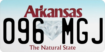 AR license plate 096MGJ
