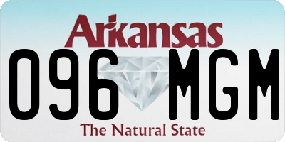 AR license plate 096MGM