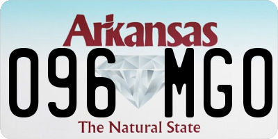 AR license plate 096MGO