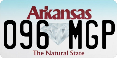 AR license plate 096MGP