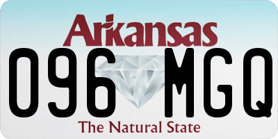 AR license plate 096MGQ