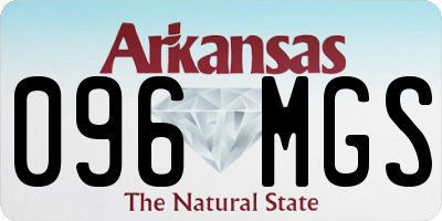 AR license plate 096MGS