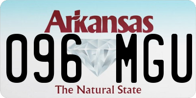 AR license plate 096MGU