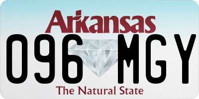 AR license plate 096MGY